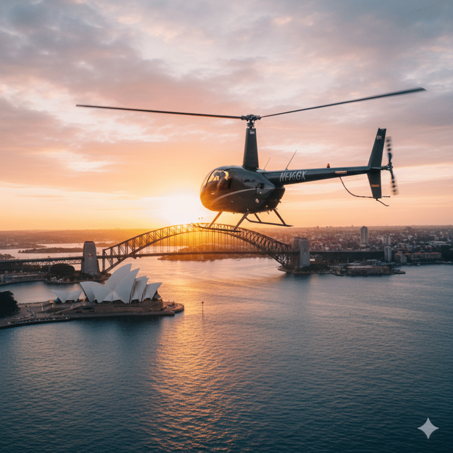 helicopter tours sydney