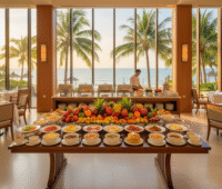 international buffet for breakfast