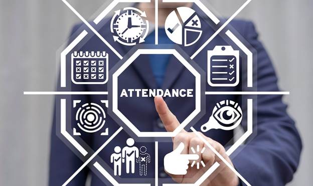 Attendance Tracking System on screen
