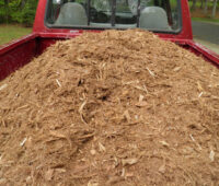 Mulch for Gardening in small truck