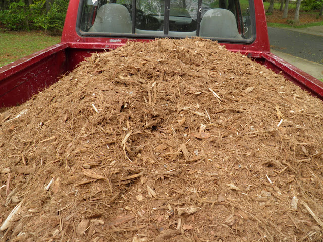 Mulch for Gardening in small truck
