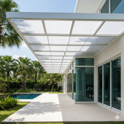 หลังคาไวนิลโปร่งแสง (Translucent vinyl roof)