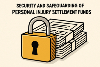 Security and safeguarding of personal injury settlement funds