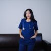 Nurse Standing with Stethoscope