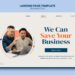 Business landing page template