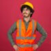 engineer wearing hi vis top vest
